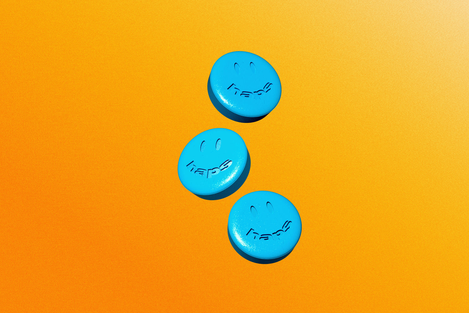 three blue haps tablets 02 falling
